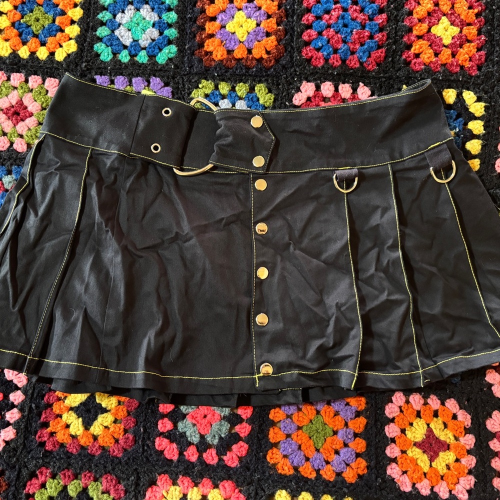 Lip Service Black Mini Kilt Original Hot Topic Tag
